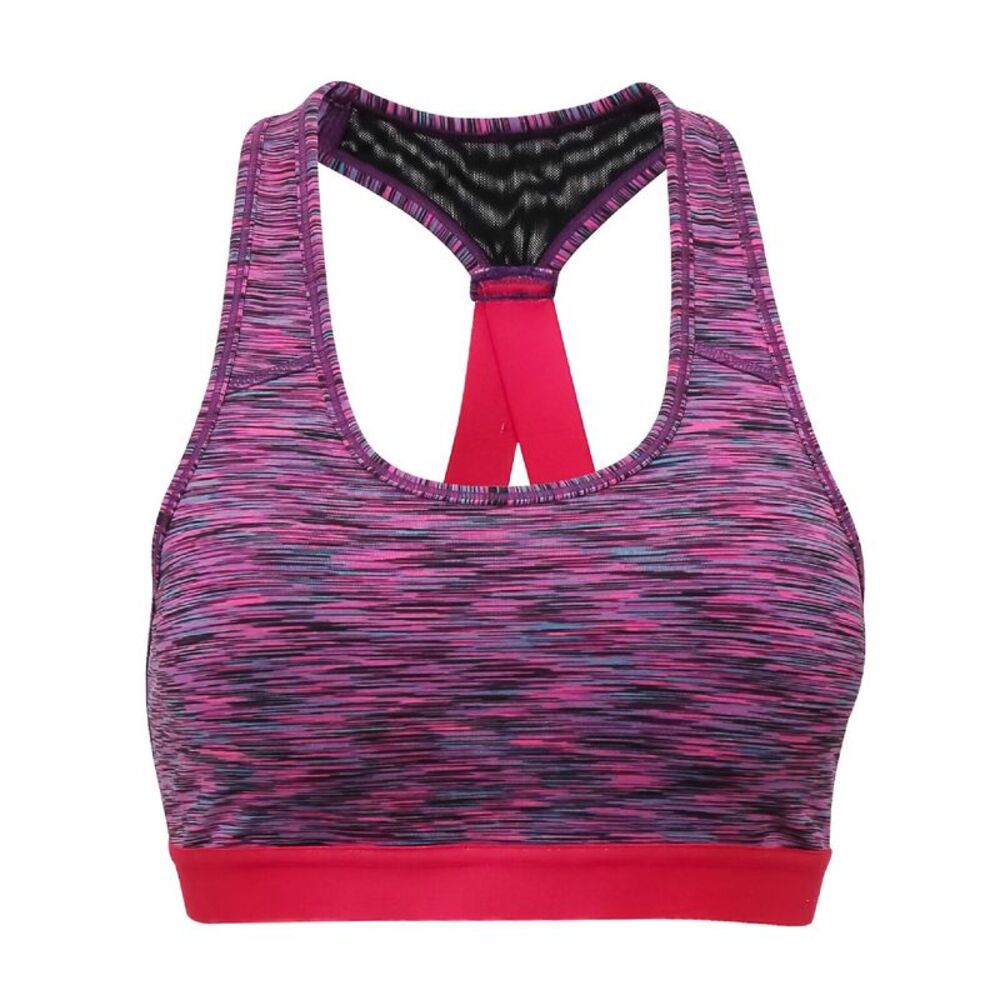 TriDri Womens/Ladies Performance Sports Bra (Medium Impact) / Space Pink